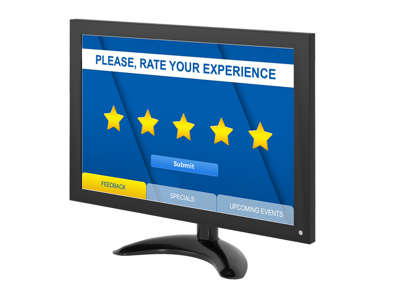 Interactive Check In Counter Display