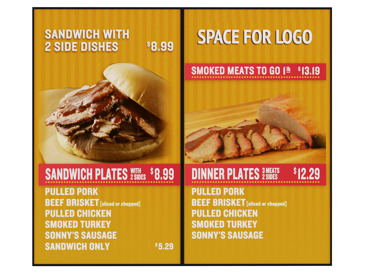 Menu Board (2-Screen)