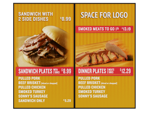 Menu Board (2-Screen)